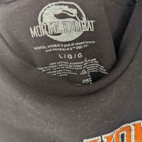 Mortal Kombat Klassic Mens Tshirt size Large - Picture 3 of 3